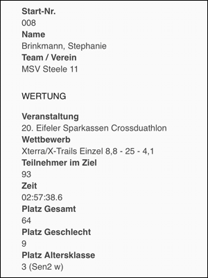 Brinkmann Eifelcross Brinkmann Eifelcross